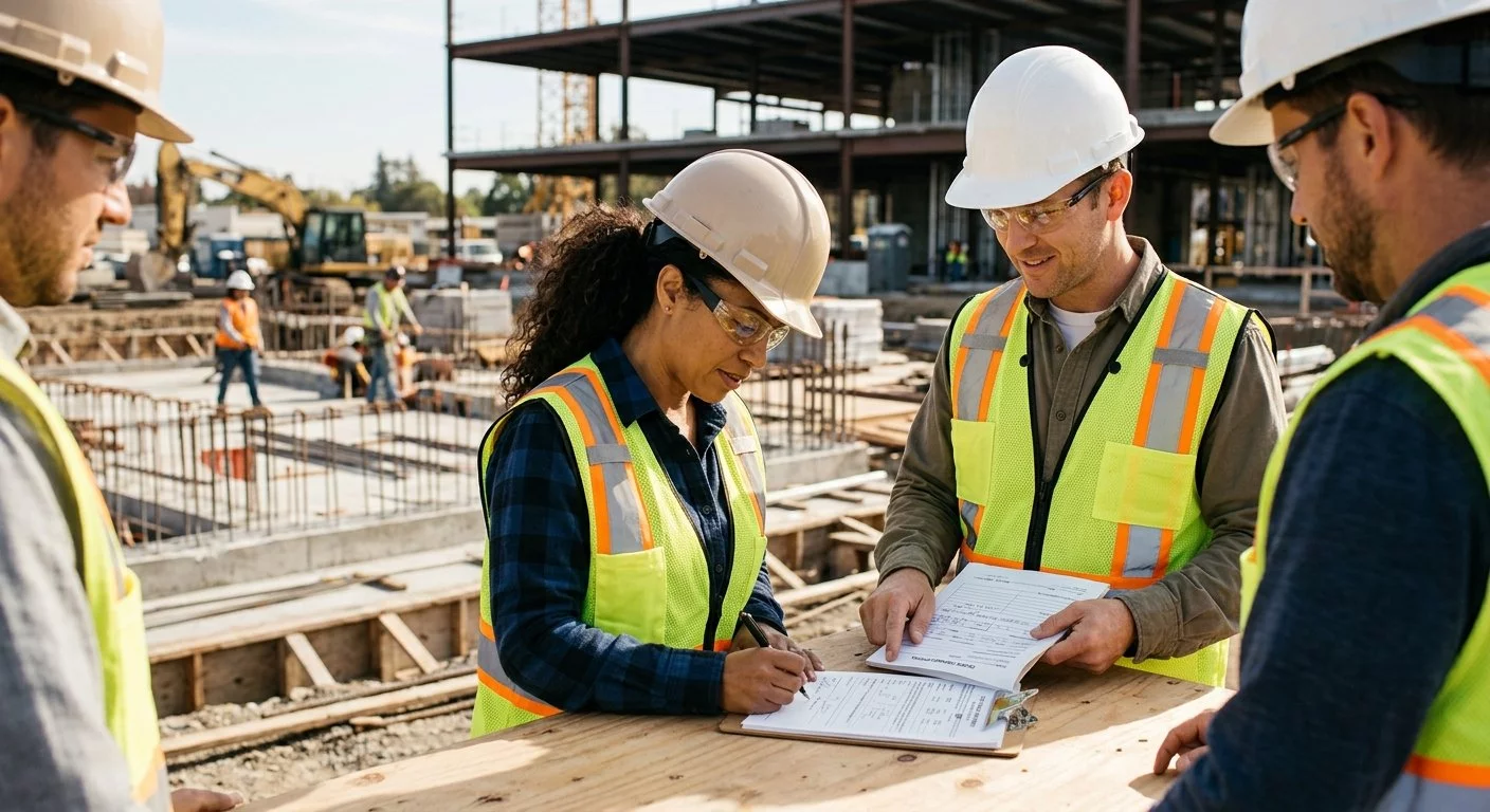 Recording Client Approvals for Scope Modifications During Site Inspections